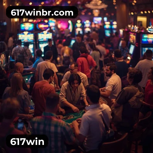 617win App home screen with mobile slots and casino categories